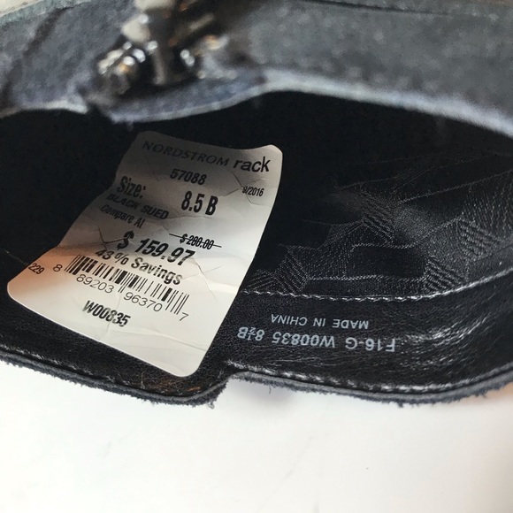 NWT Cole Haan Suede Ankle Boots with Heel-Size 8.5 - Picture 4 of 8